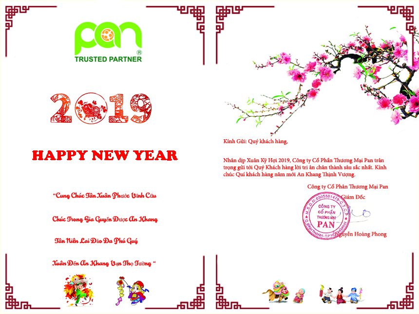 Công ty CPTM Pan  - Chúc mừng năm mới
