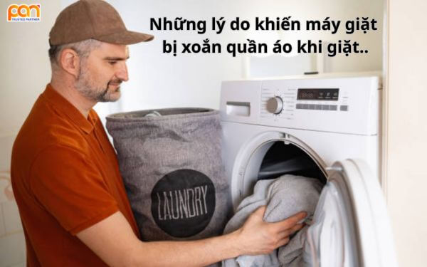 Những lý do khiến máy giặt bị xoắn quần áo khi giặt