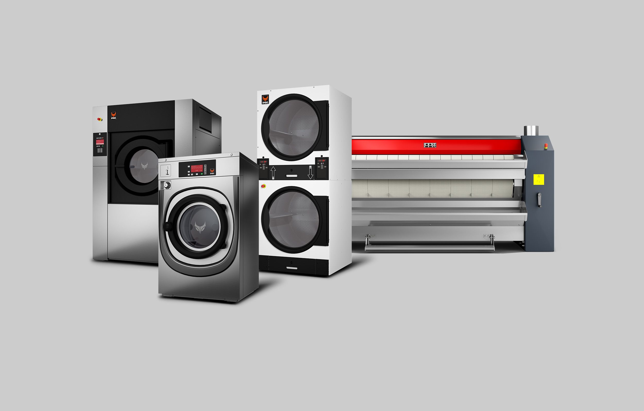 Máy giặt công nghiệp IPSO - Giải pháp giặt ủi hiện đại cho laundromat, nhà máy & bệnh viện