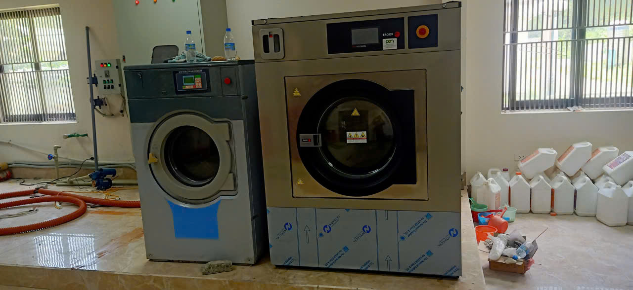 Pan hoàn tất bàn giao máy giặt công nghiệp Fagor cho Bệnh viện CSSK Tâm thần Cẩm Phả – Quảng Ninh