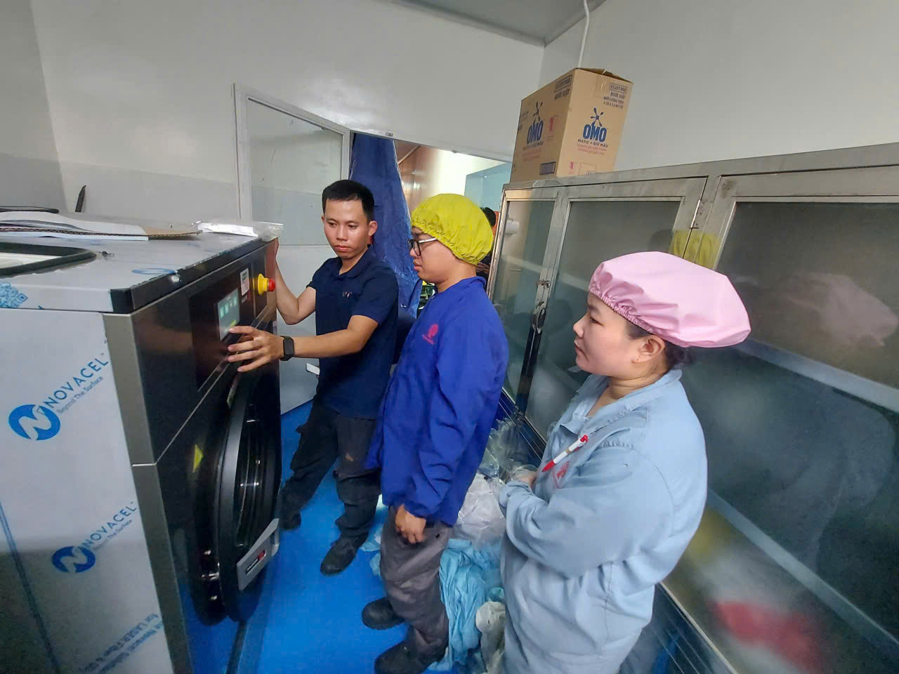 PAN HOÀN TẤT LẮP ĐẶT MÁY GIẶT FAGOR TẠI NHÀ MÁY BÁNH KẸO PHẠM NGUYÊN – ĐỨC HÒA, TÂY NINH