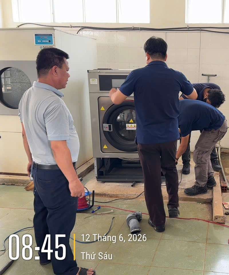 Operational training for laundry staff